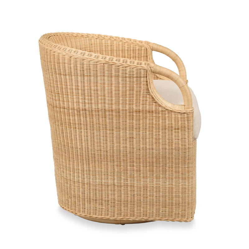 Linen Swivel Chair