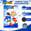 Tapis Sonic de 119 x 180 cm, décoration de chambre pour enfants