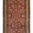 One-of-a-Kind 4'10" X 7'4" 1900s Wool Area Rug in Red