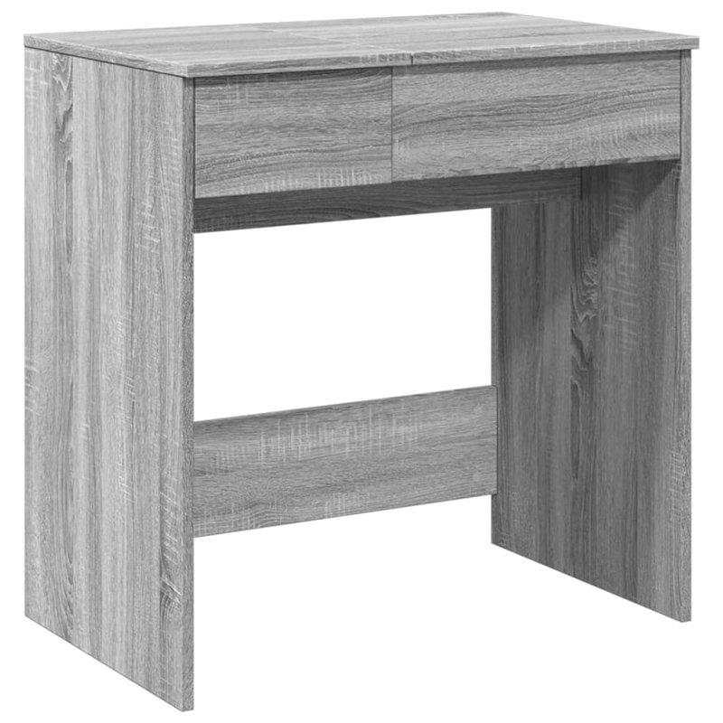 Vidaxl Dressing Table With Mirror 73X46.5 Cm, Grey Sonoma