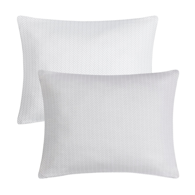 Thatcher Sham, Ash/White, Euro