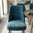Ackley 18.7'' H Velvet Upholstered Parsons Chair-2104682648