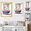 Flamant rose dans la baignoire - flamant rose, art mural, salon-1828773847-1828773865