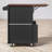 Kitchen Island With Drop Leaf, Space-Saving Expandable Design, Wood, Open Side Rack Storage, Modern Farmhouse-1160330333