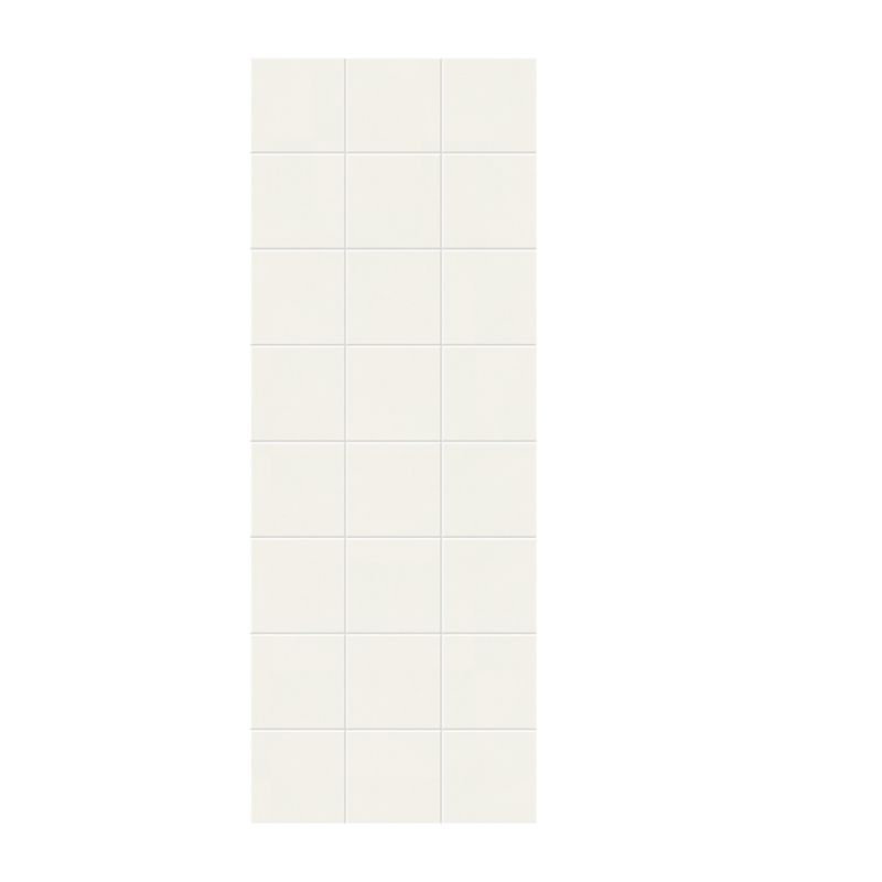 36 W 0.25 D 96 H Glue Up Solid Surface Wall, Bisque