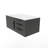 Wildsee 36" Floating Single Bathroom Black Vanity Set With Pink Tempered Glass Vessel Sink-103145290-103145296