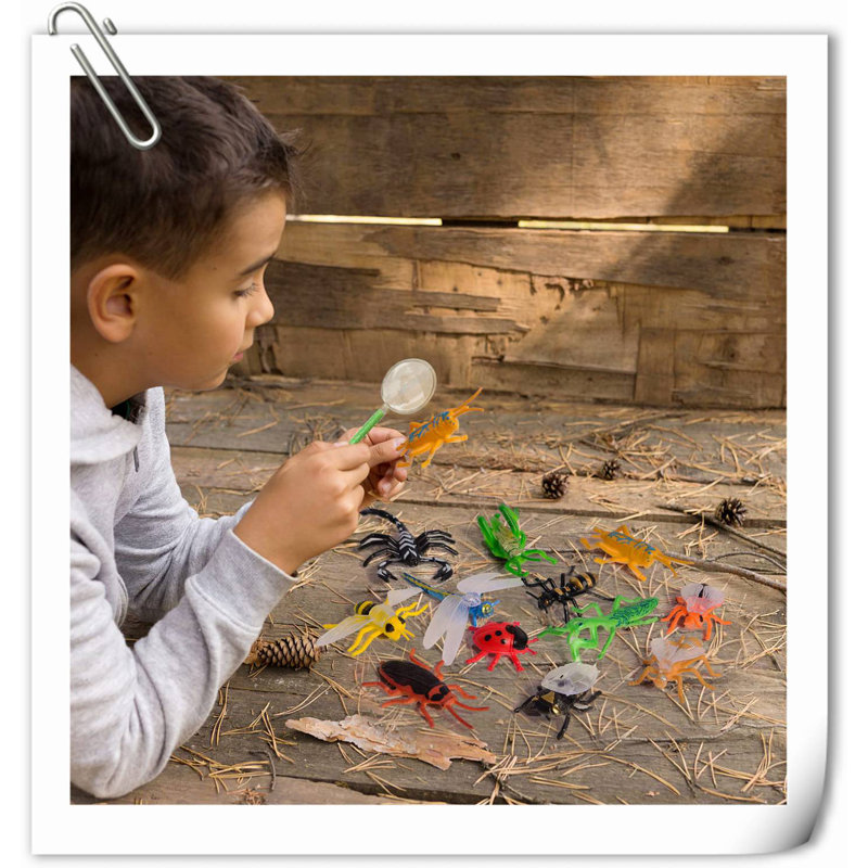 Ensemble de jouets de camping pour enfants, Vert / orange