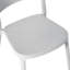 Chaise de salle à manger d'extérieur empilable (ensemble de 4)-1112256490