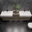 Meuble-lavabo mural double 67 po Albizu-69316061