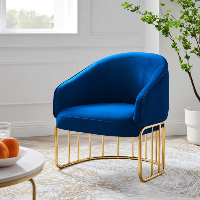 Fauteuil Legacy Performance, Velours marine