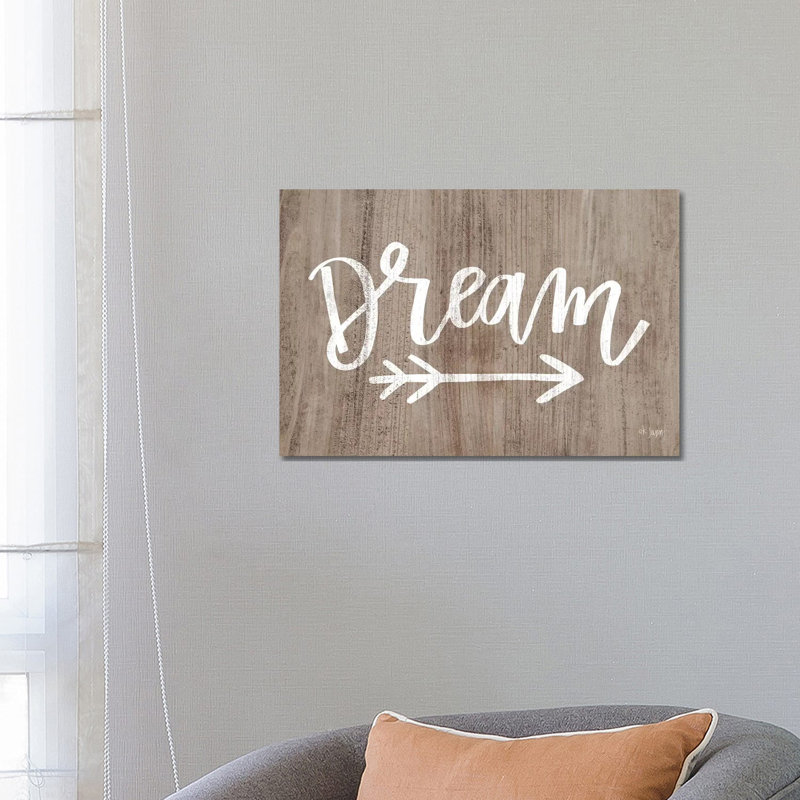 Dream 1 Piece Wrapped Canvas Wall Art, 66.04 cm H x 45.72 cm W