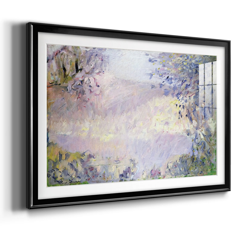 Monte avec cadre encadré et biseauté mat et verre, Noir, H 15 po x l 21 po x P 1,5 po