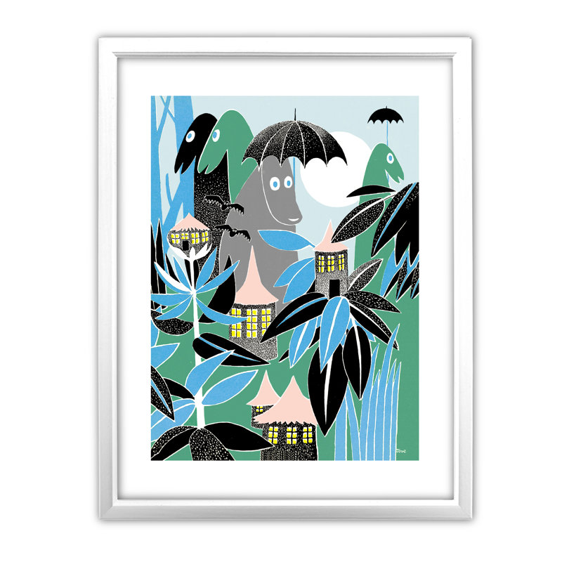 Tove Jansson - Single Picture Frame Print, White