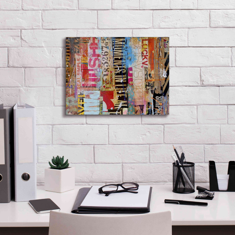«Metro Mix 21 I» par Erin Ashley, estampe numérique sur toile, L 16 po x H 12 po x P 0,75 po