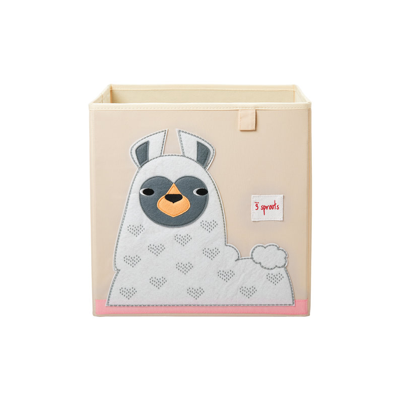 3 pousses - cube de rangement pour jouets pour bébé et enfants - Lama