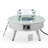 Kliyah Round Propane Smokeless Fire Pit Table-1650666137