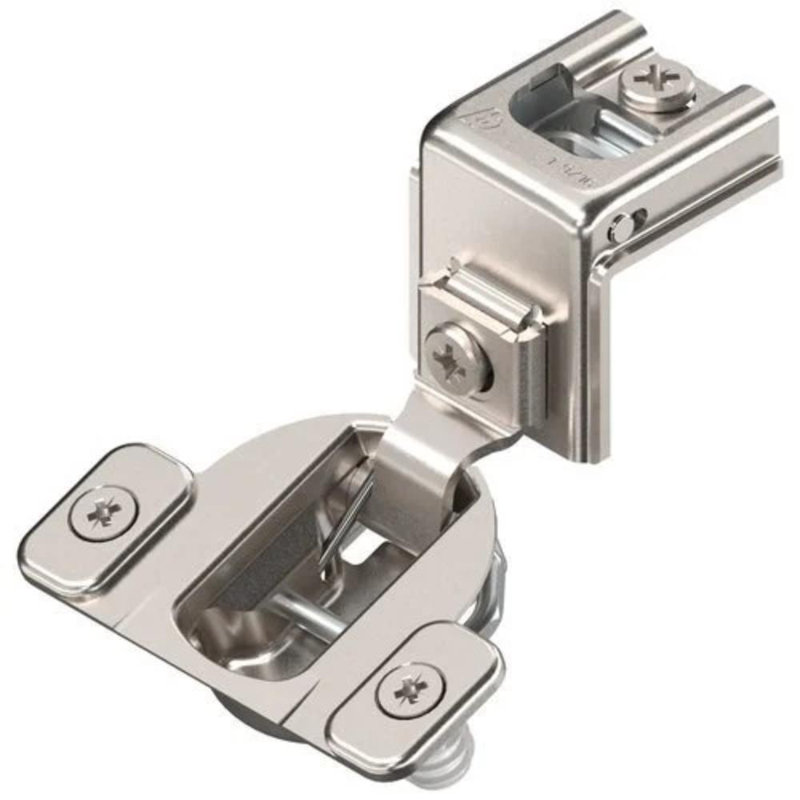 1-9/16 inch Overlay 39C Compact 110 Degree Face Frame Concealed Overlay Hinge [Press-in]