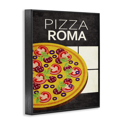 Giclée de cuisine classique Pizza Roma, design par Kim Allen