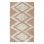 Warren Flatweave Geometric Area Rug in Orange/Ivory