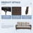 Valierius 6-Piece Outdoor Wicker Patio Furniture With 3 Seat Sofa, Rattan Coversation Set With Water Resistant Cushions-111720496