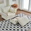 Chaise longue rembourrée avec repose-pieds et rangement Corduroy-1477534979