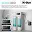 Système de filtration d'eau sous-évier à 2 étapes KRAUS Purita avec moniteur d'affichage numérique, FS-1001