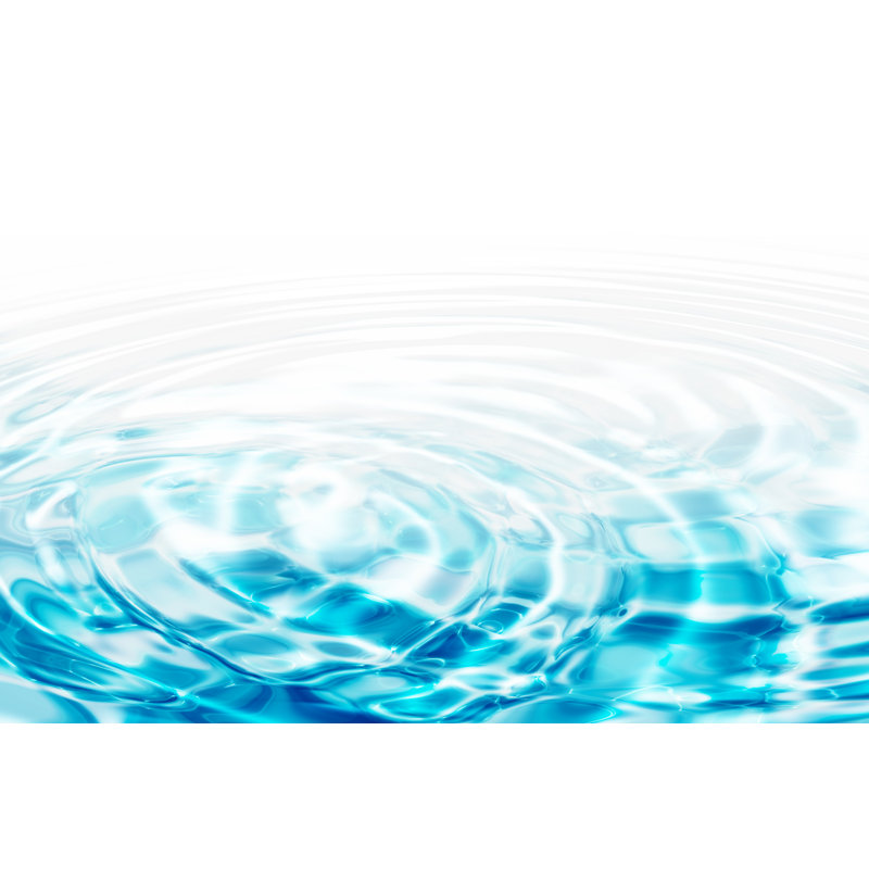 Water Ripples - Wrapped Canvas Print, 30cm H x 46cm W x 3.8cm D