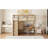 Wood Full Size Loft Bed with Built-in Wardrobe, Desk, Storage Shelves and Drawers-1471806000