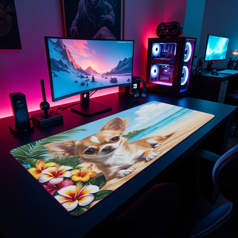Polyester Desk Pad, 23.6x13.8