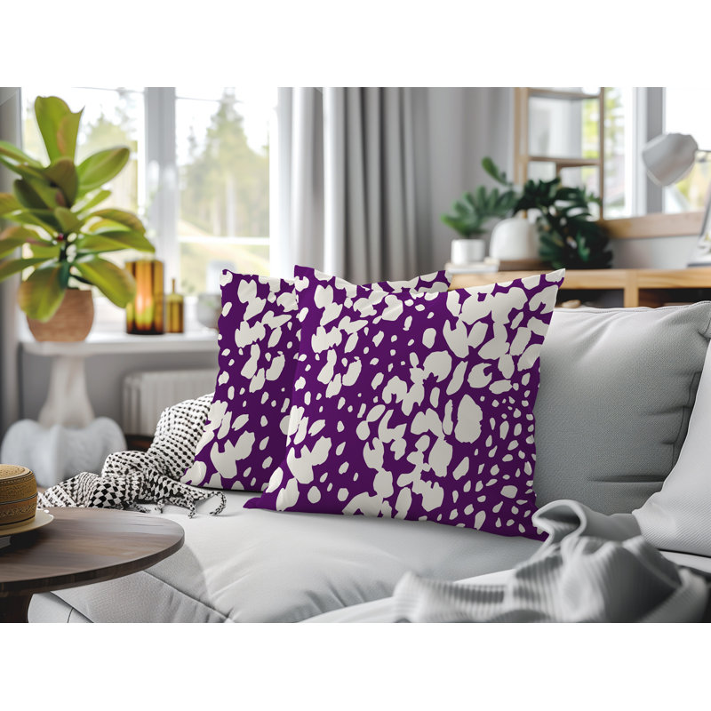 Oreiller réversible intérieur / extérieur Modo, 16x16, Purple