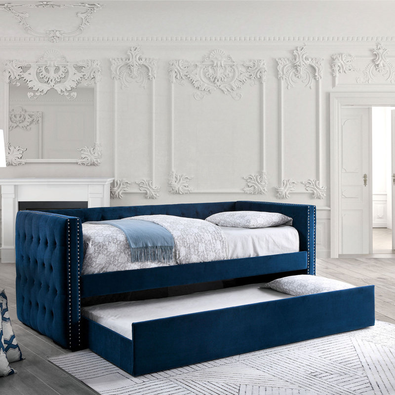 Upholstered Daybed, Navy