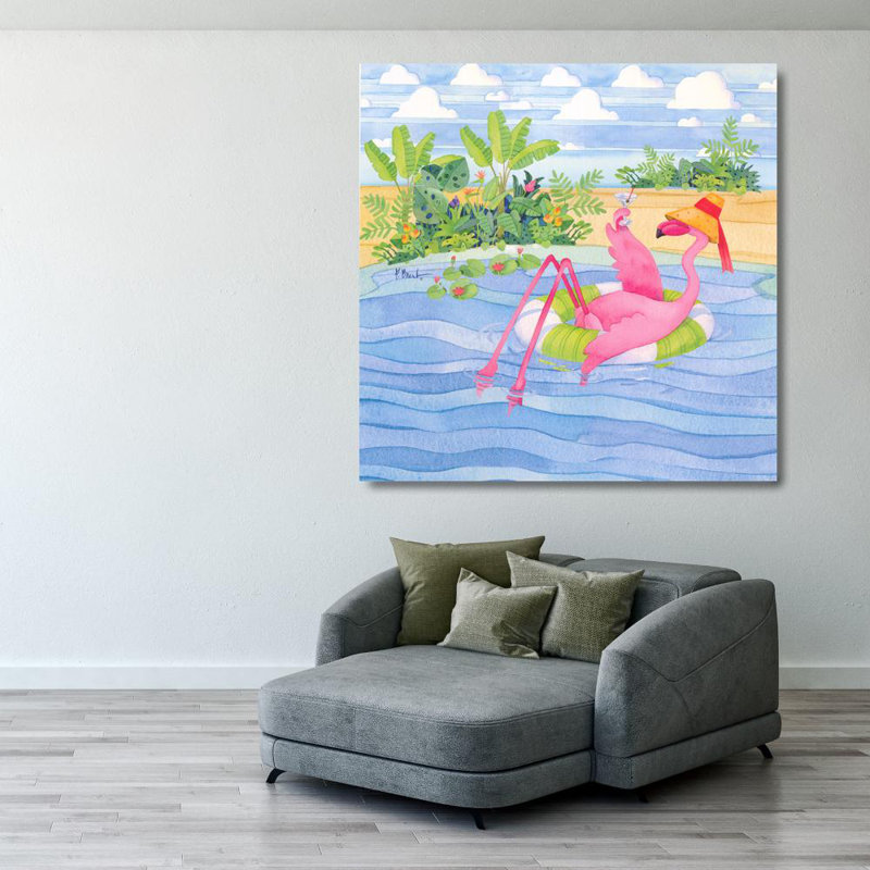 Martini Float Flamingo, H 28 po x l 28 po