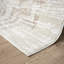 Tapis beige en polypropylène tissé à la machine Tirell-1329857582