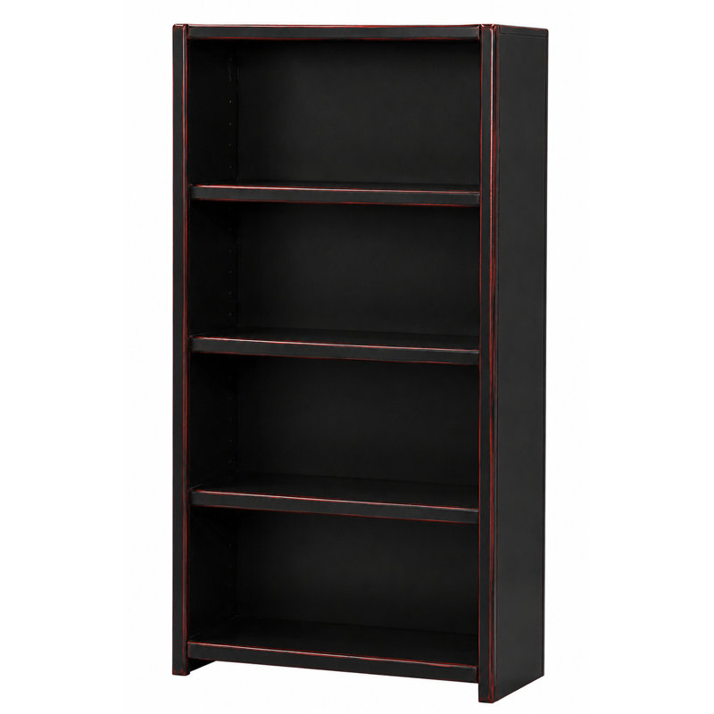 McKaylah Bookcase, European Burnt Black, (3 Shelf) 60” H x 32” W x 13” D