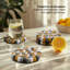 Ensemble de sous-verres ronds 4 po MODWOOL (jaune neutre)-938868502
