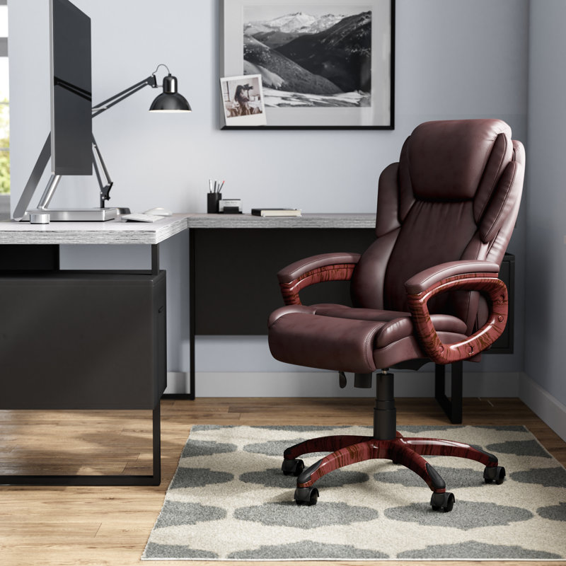 Fauteuil de direction Albolis, Brun, Argent