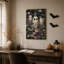 Art mural sur toile Halloween fantômes blancs-1972323364