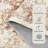 Large Floral Thick Border Washable Area Rug - Soft Cashmere Carpet for Living Room, Bedroom, or Office