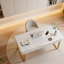 Electrically adjustable solid wood computer desk