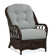 Chaise avec accoudoirs en rotin Everglade