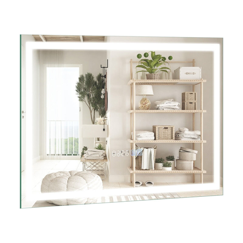 Aluminium Rectangle Mirror, 40 cm H x 60 cm W