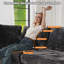 Canapé modulaire avec repose-pieds en tissu velours côtelé Hgo-465303197