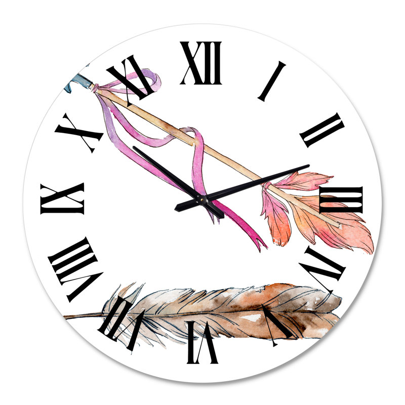 Horloge murale bohème et éclectique, Moyenne