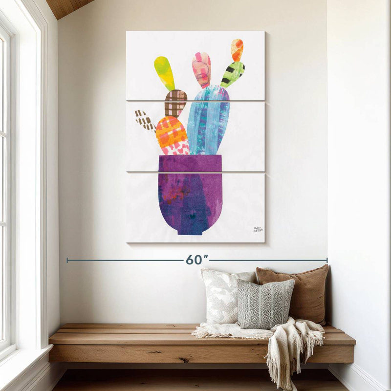 Harnek Collage Cactus II, H 50 po x l 32 po