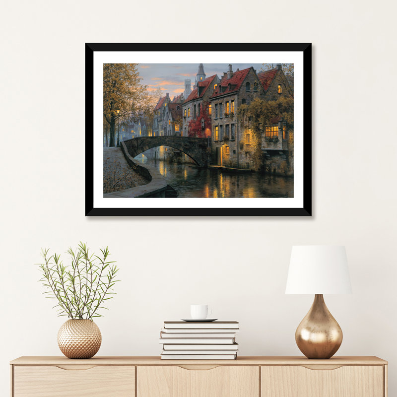 «Silent Evening», reproduction de photo, H 16 po x l 24 po x P 1 po, Papier noir