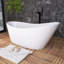 Baignoire de trempage autoportante en acrylique 67 po
