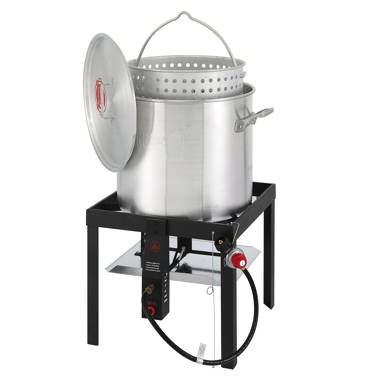 Electric turkey fryer, seafood kettle, boiler, clam bake, master