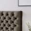 Tufted Upholstered Queen Size Bed Headboard In Modern Button Design, Adjustable Solid Wood Head Board, Solid Wood Head Board With Durable Metal Legs