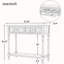 Console de style traditionnel avec deux tiroirs-1628786397