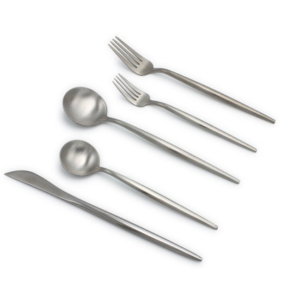 Ensemble de couverts 20 pièces en acier inoxydable 18/10 Elyon Lea